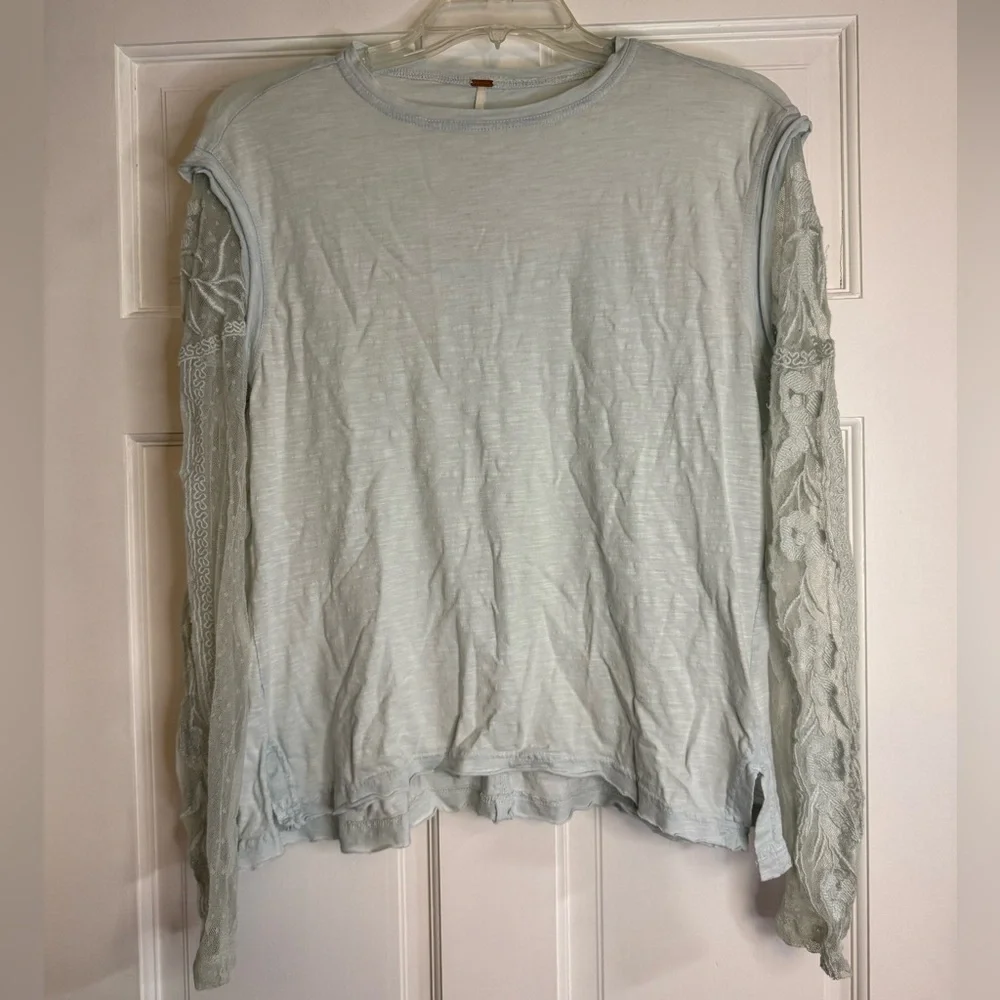 Free People Billy Jean Twofer Lace Top